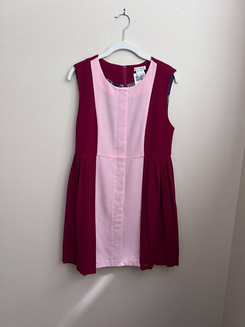 Kling Colorblock Mod Dress